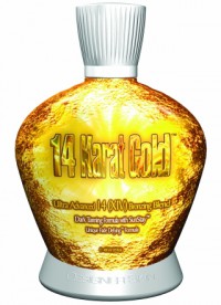 14 Karat Gold tanning lotion